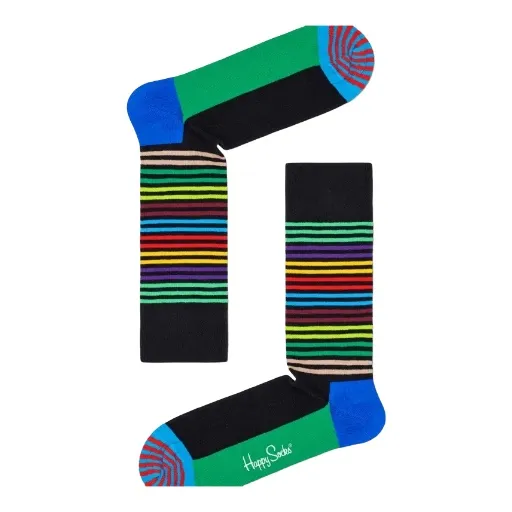 -HAPPY SOCKS 3-Pack Classic Multi-Color Socks Gift Set 41-46 XCMC08-9300