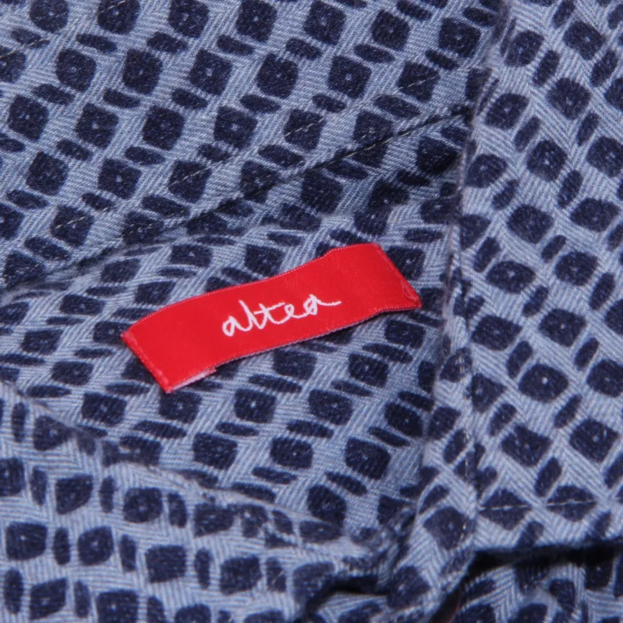 1562X camicia uomo ALTEA FOR WINTER blue shirt man