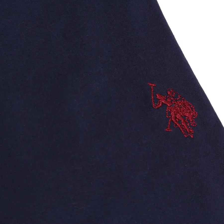 3635K camicia uomo U.S. POLO ASSN. SLIM FIT blue shirt cotton man