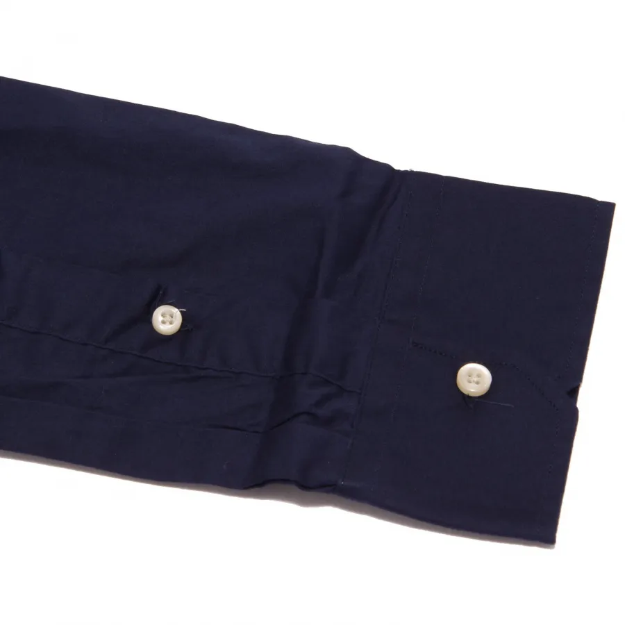 3635K camicia uomo U.S. POLO ASSN. SLIM FIT blue shirt cotton man