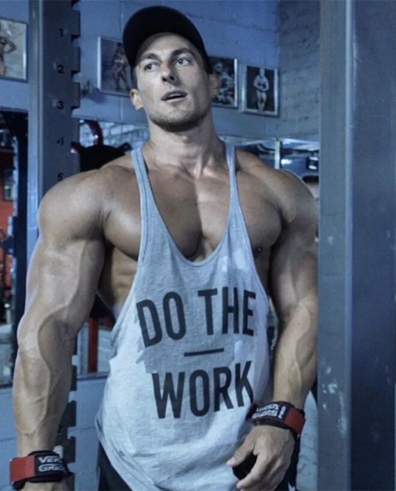 Abbigliamento da palestra di marca Gilet da corsa Uomo Bodybuilding Camicia senza maniche con cappuccio Canotta fitness Canotta