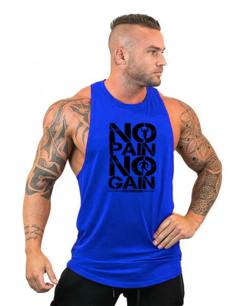 Abbigliamento di marca Palestra Stringer Canotta Uomo Bodybuilding Canotta Canotta estiva in cotone Fitness Gilet senza maniche