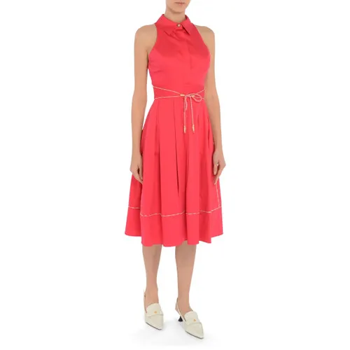 Abito midi Elisabetta Franchi fucsia