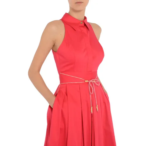 Abito midi Elisabetta Franchi fucsia