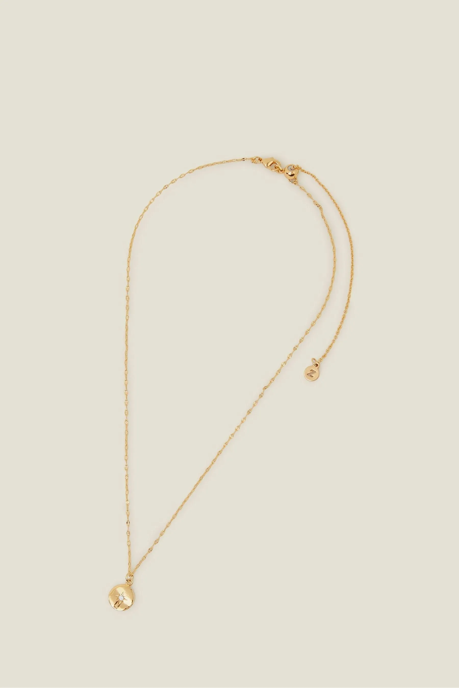 Accessorize - Collana con stella placcata 14 ct