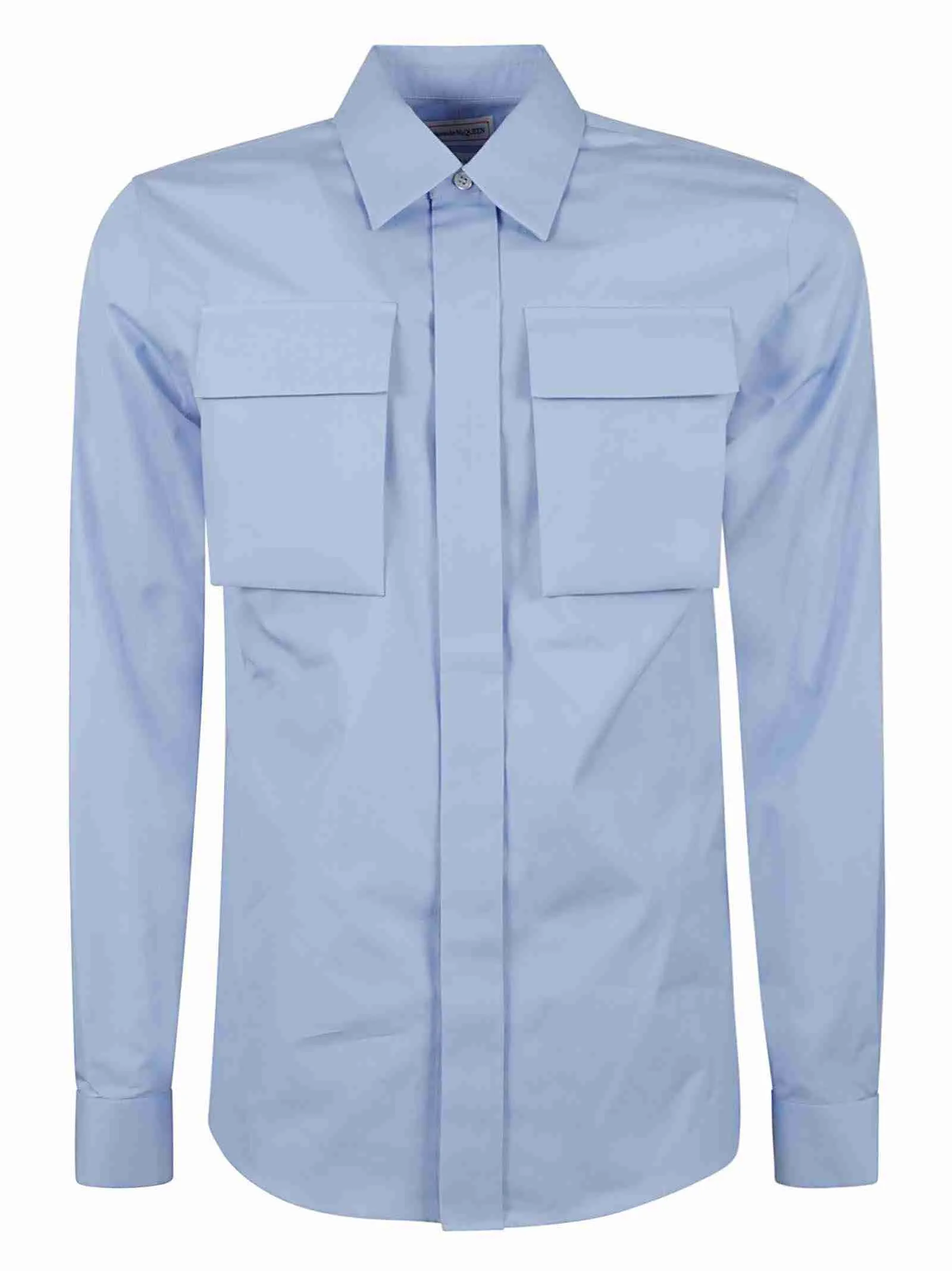 ALEXANDER McQUEENHIGH CHEST POCKETSH BLUEBELL