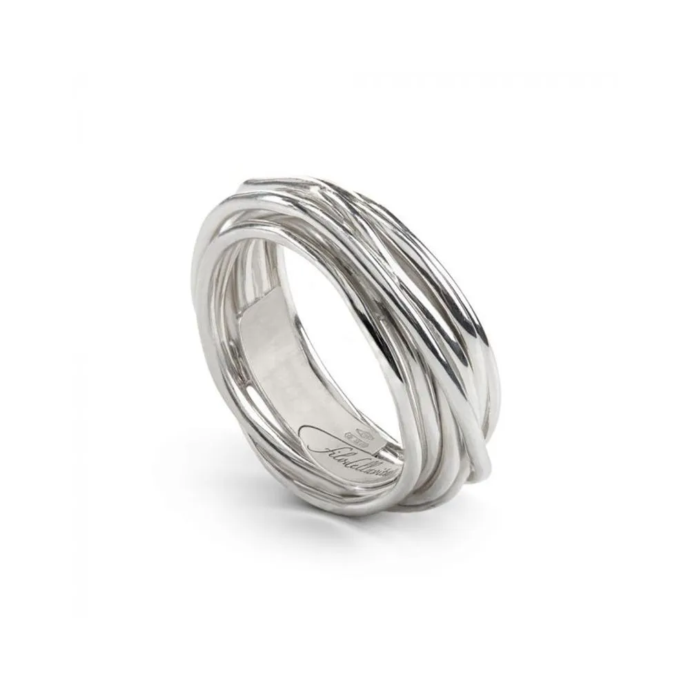Anello 7 Fili in Argento – Classic Collection – AN7A