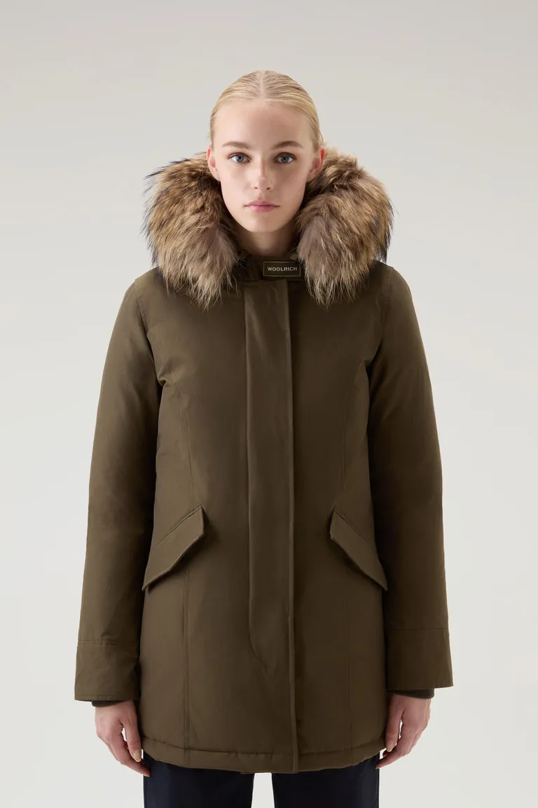 Arctic Parka in Ramar Cloth con pelliccia removibile                                                                            
