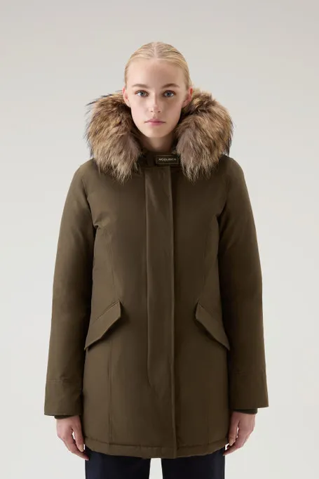 Arctic Parka in Ramar Cloth con pelliccia removibile                                                                            