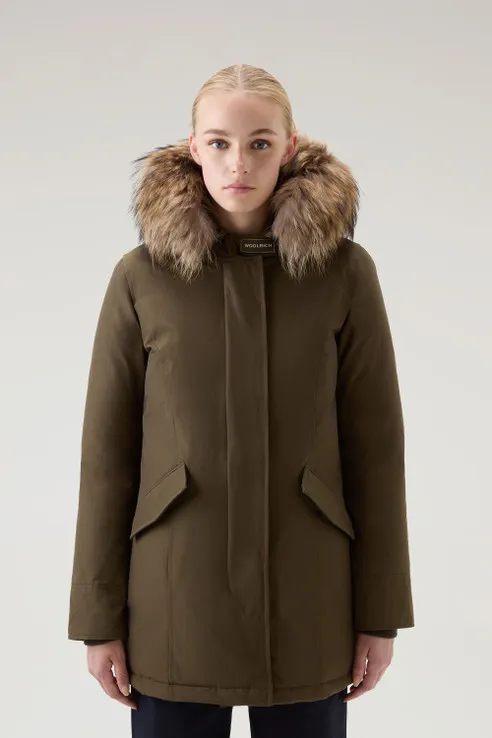 Arctic Parka in Ramar Cloth con pelliccia removibile                                                                            