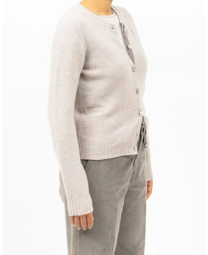 Arovescio - Cardigan Coreana Beige Donna