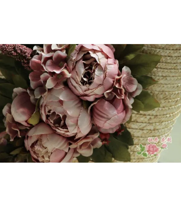 Beach bag & Hat Peony