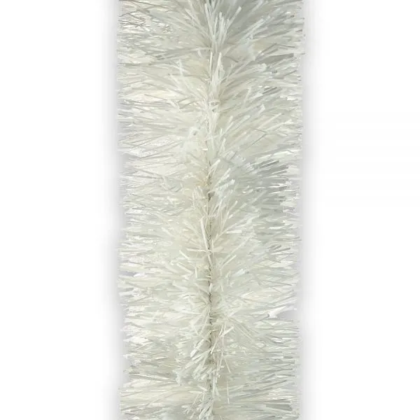 Boa Festone 2 m in Lurex ø 10 cm – Bianco