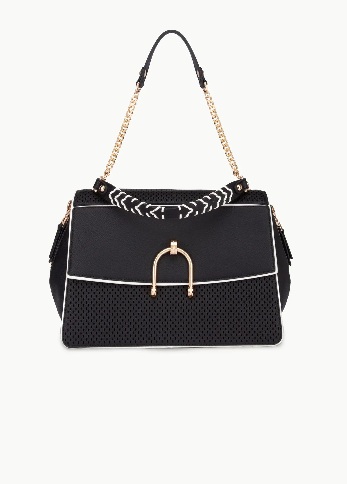 Borsa a mano traforata