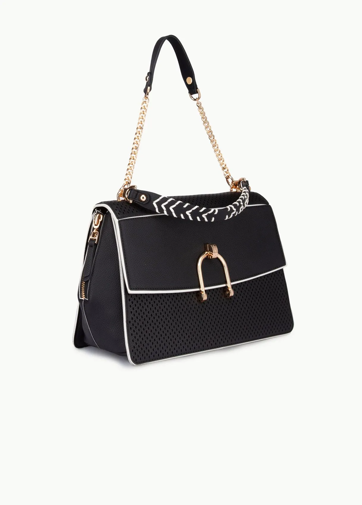 Borsa a mano traforata