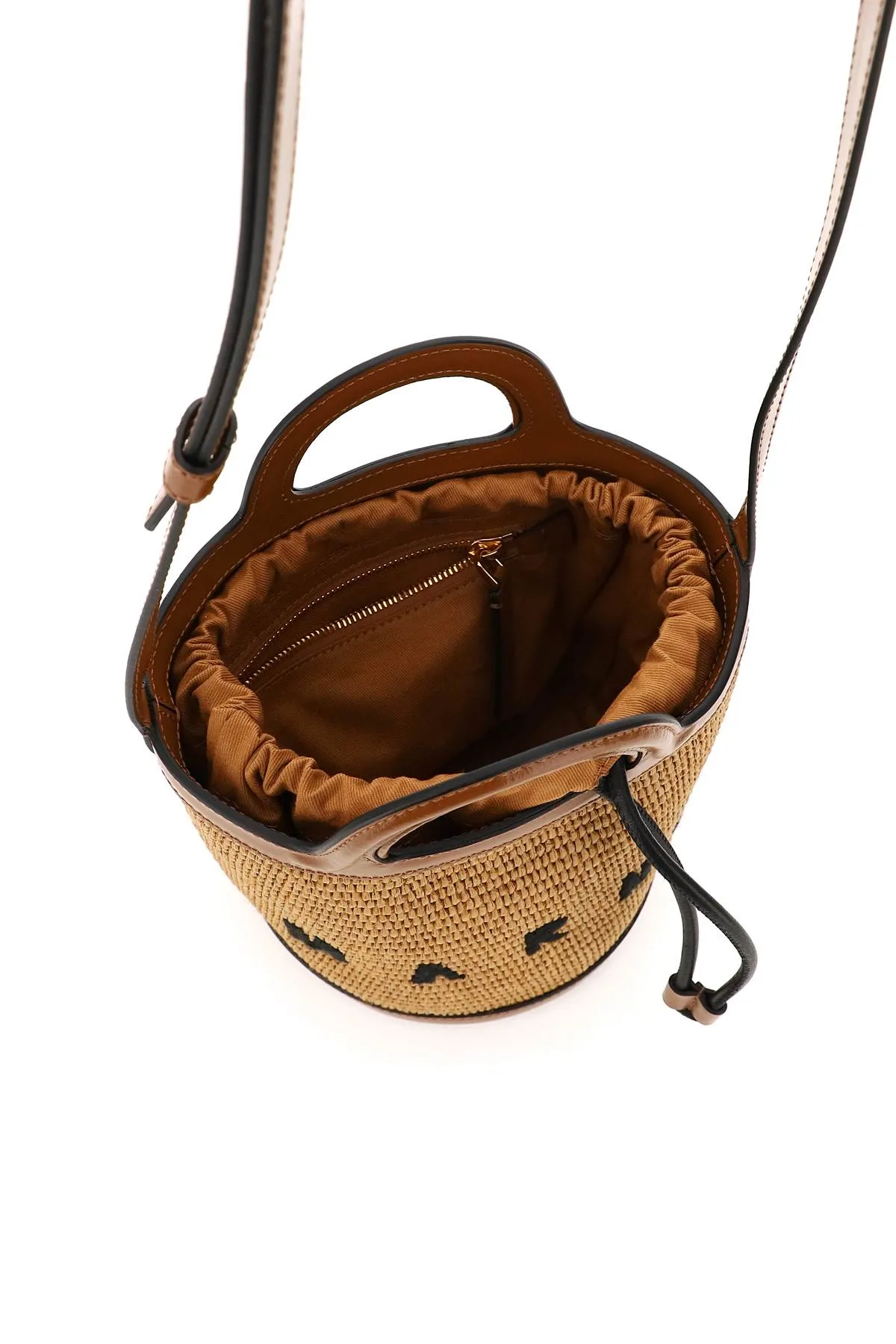 Borsa A Secchiello Tropicalia In Rafia