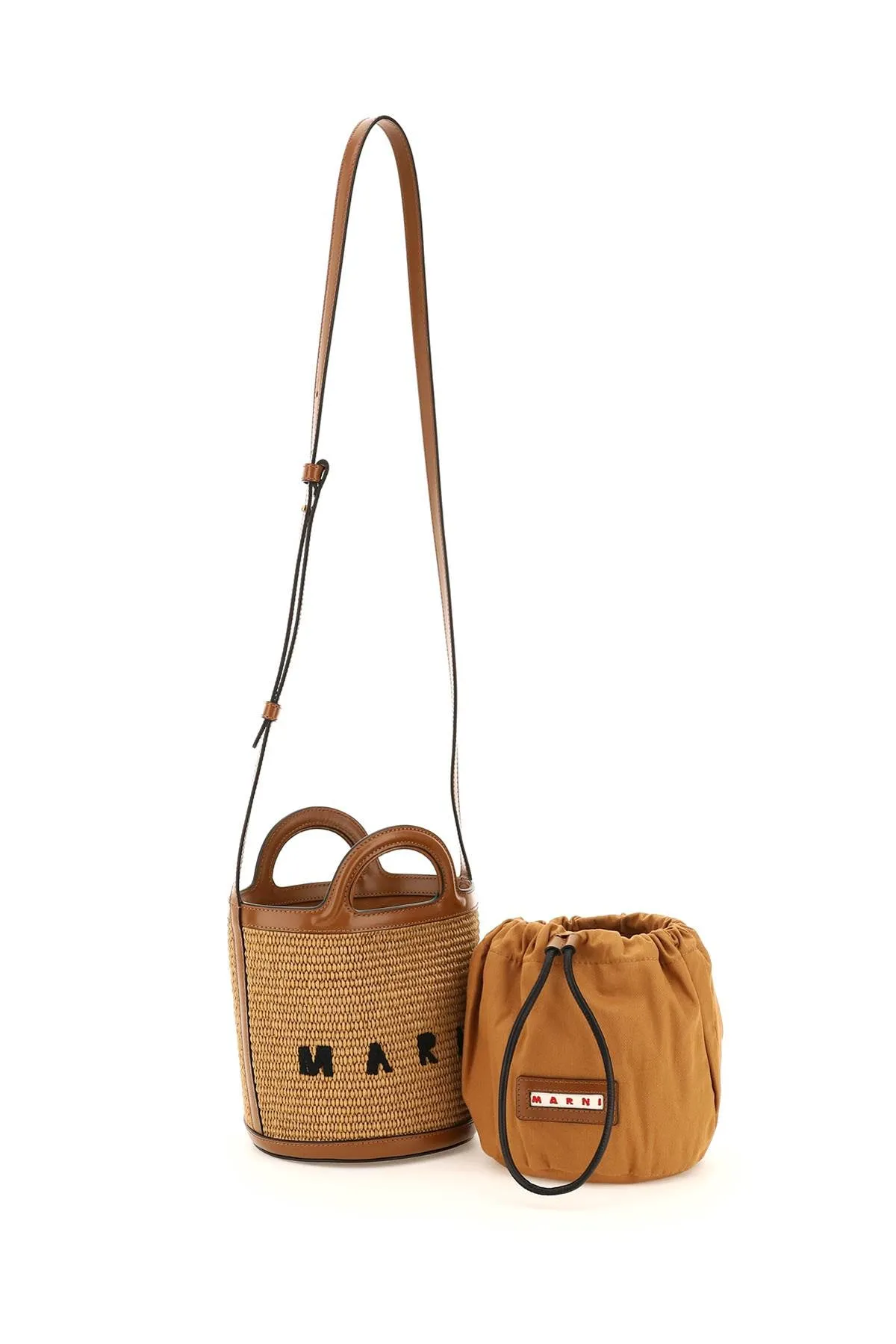 Borsa A Secchiello Tropicalia In Rafia