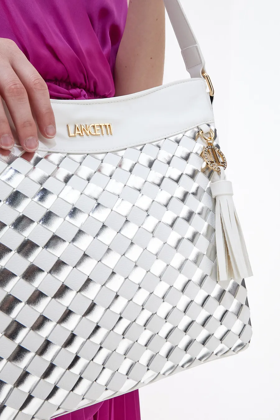 Borsa a Spalla Lancetti Gloor Bianca