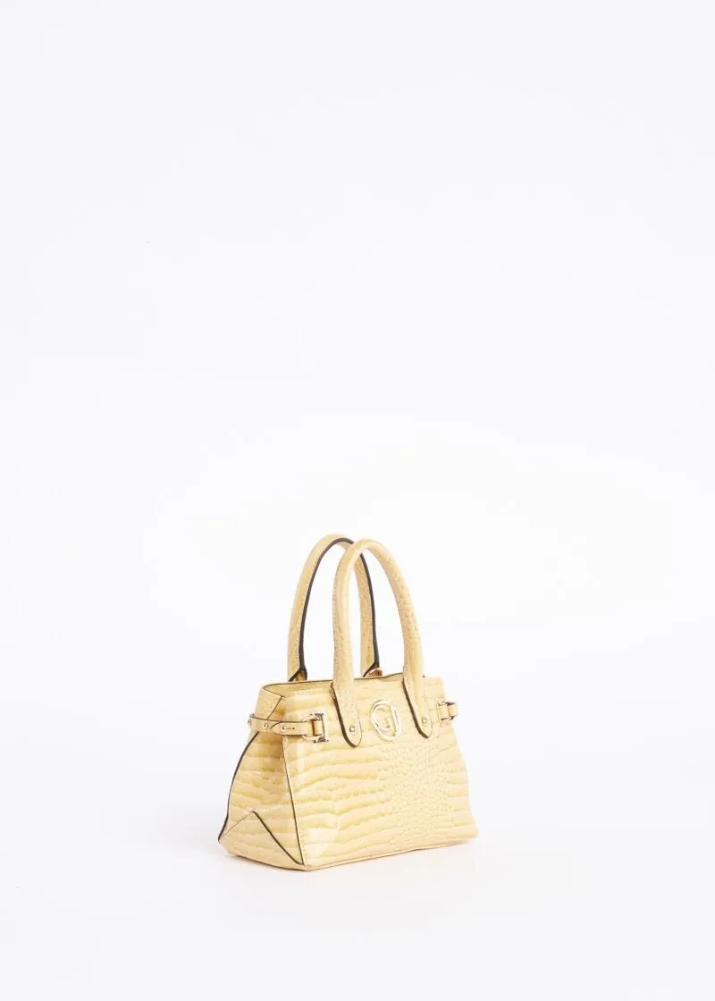 Borsa crossbody con stampa cocco