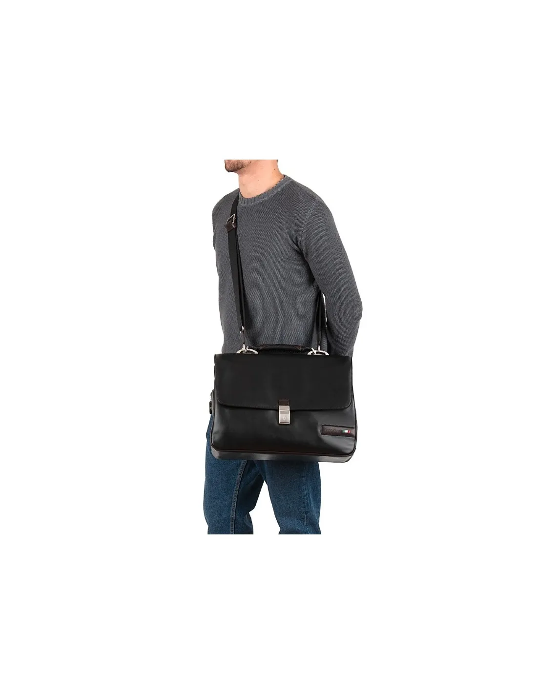 Borsa da ufficio, in pelle