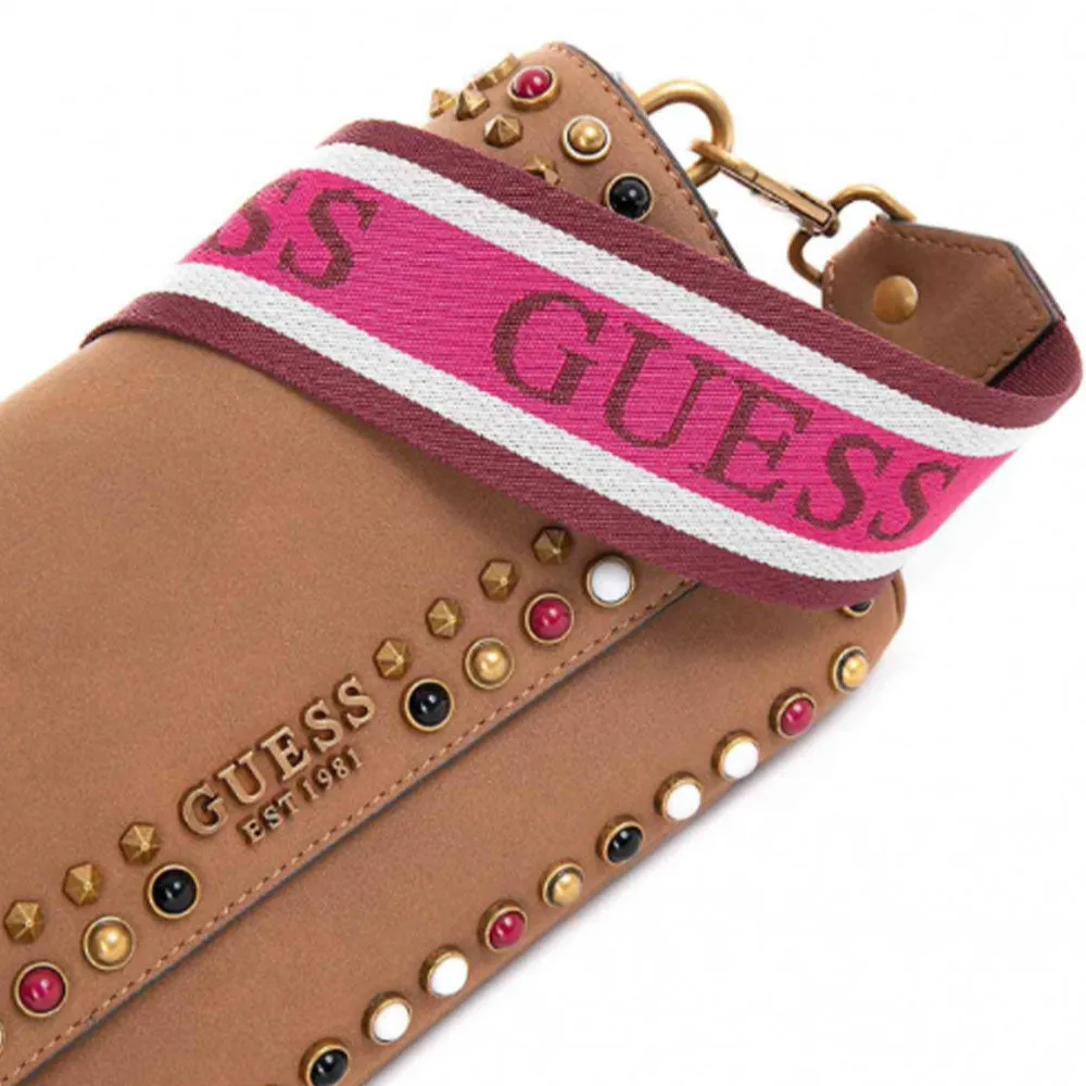 Borsa Donna a Tracolla GUESS Linea Radar colore Cognac