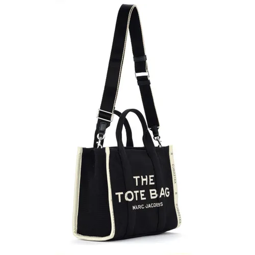 Borsa Marc Jacobs The Jacquard Medium Tote Bag nera