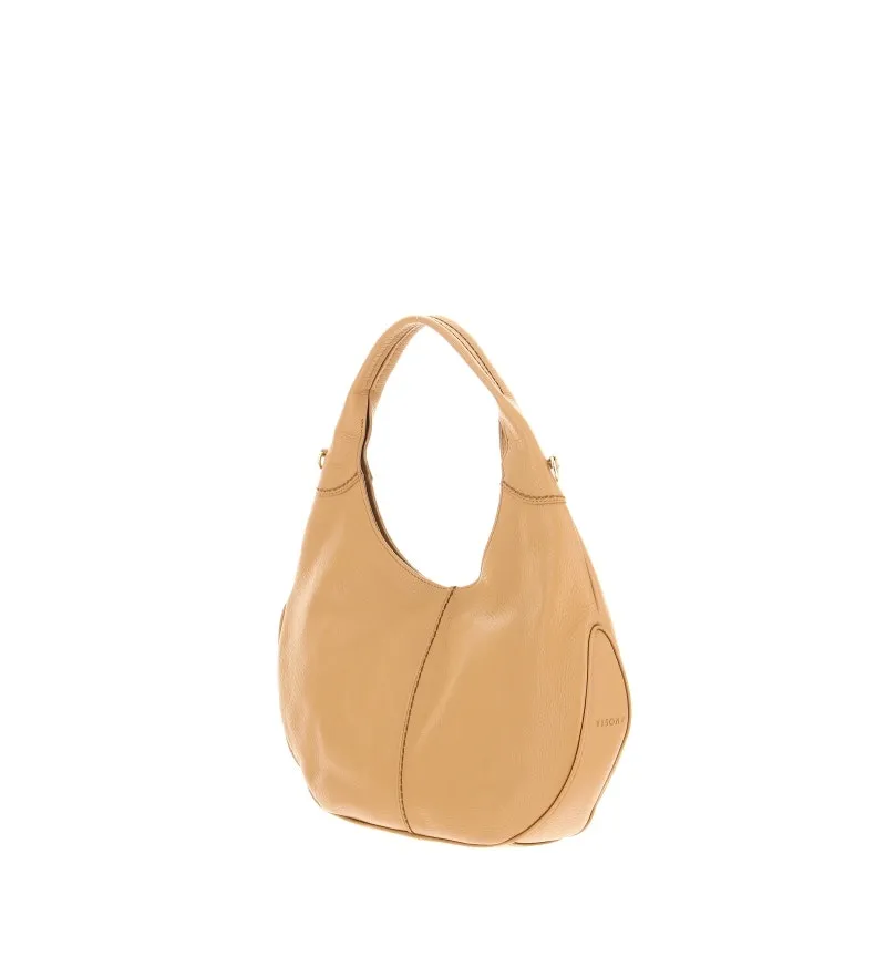 Borsa pelle martellata