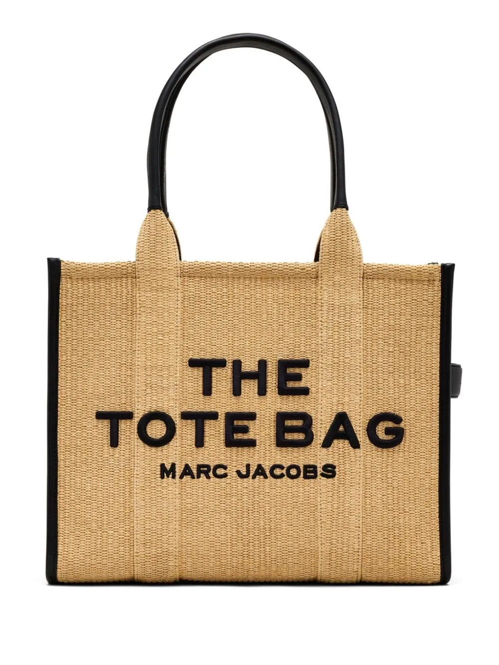 Borsa the large tote in beige e nero - donna