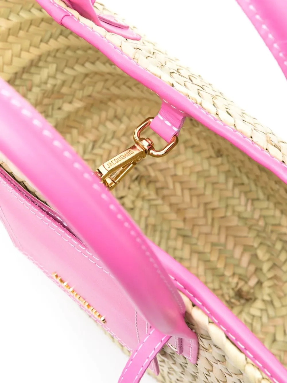 Borsa tote le panier soli in beige e rosa - donna