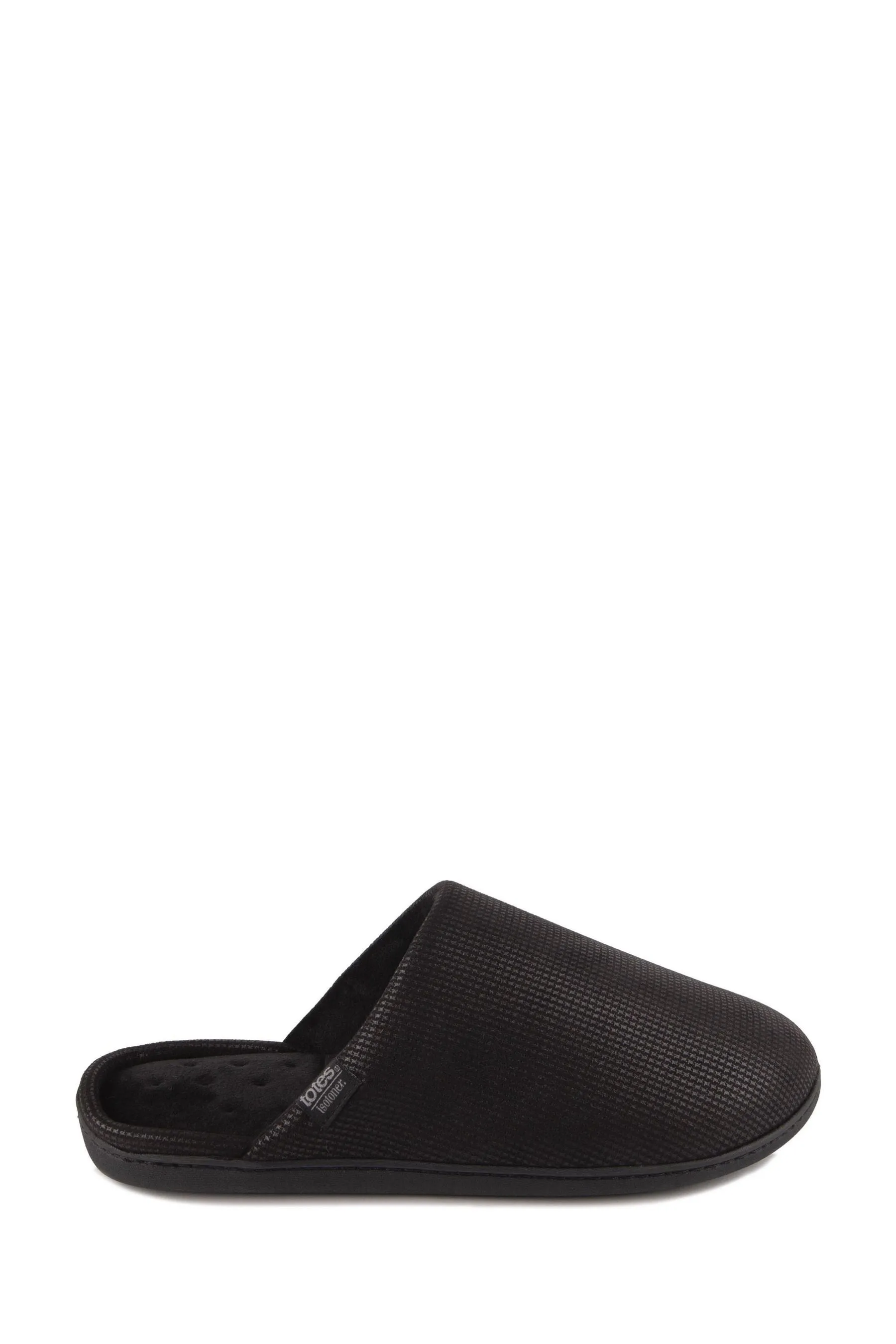 Borsa tote Mens Isotoner Square Patterned Smart Mule Pantofole    