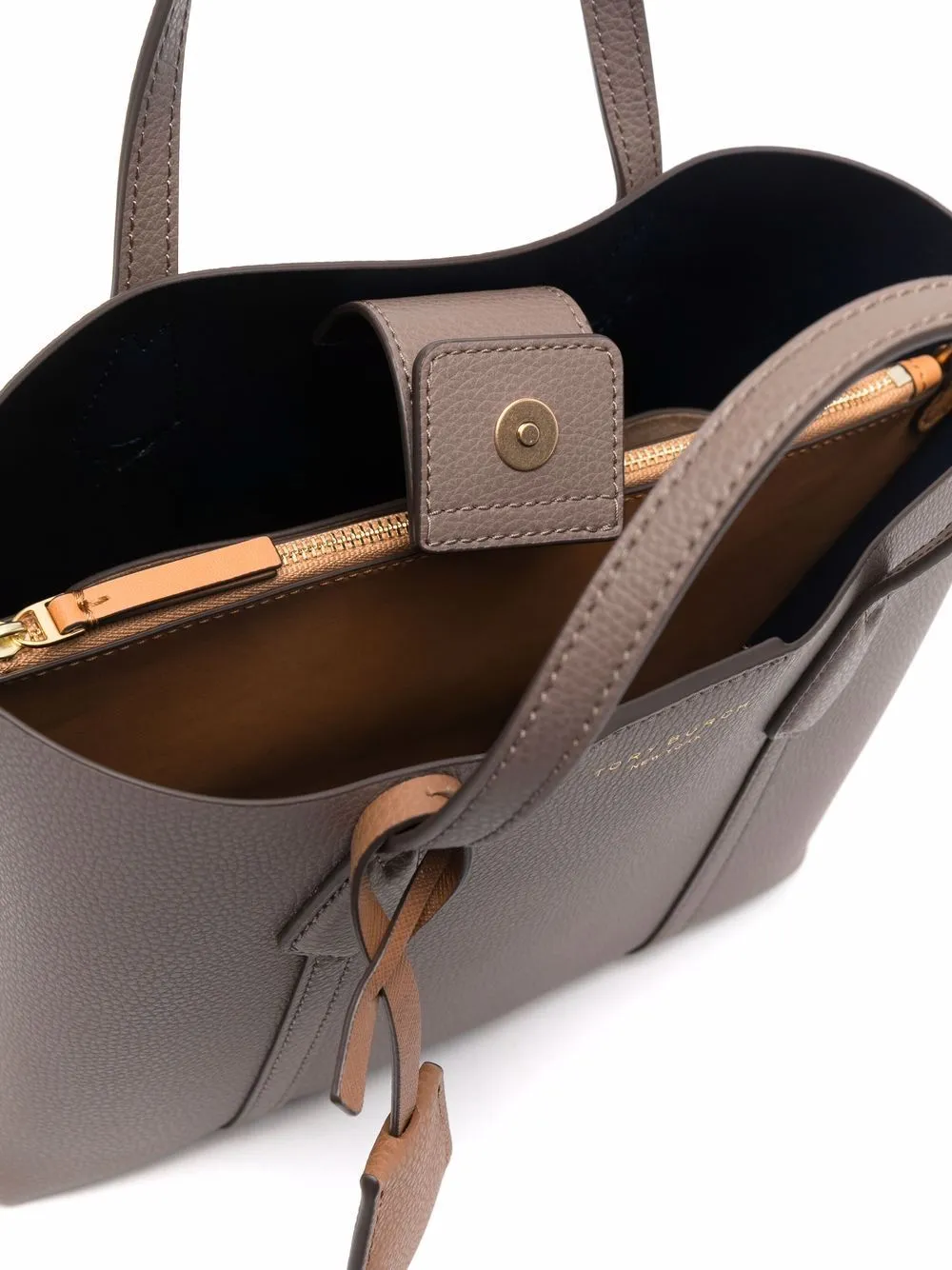 Borsa tote perry small in grigio tory burch - donna