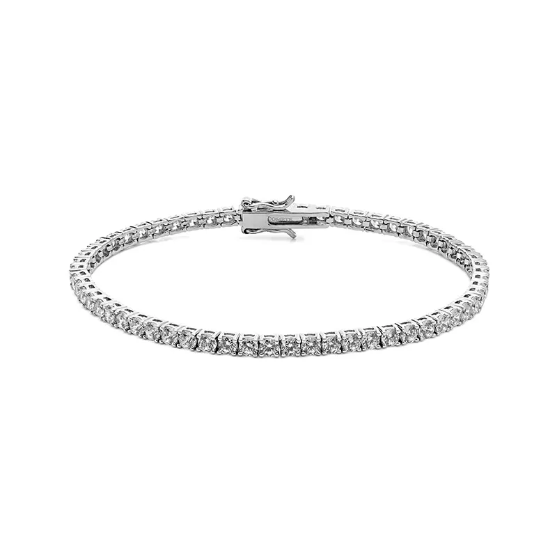 Bracciale Tennis in Argento – Comete Uomo