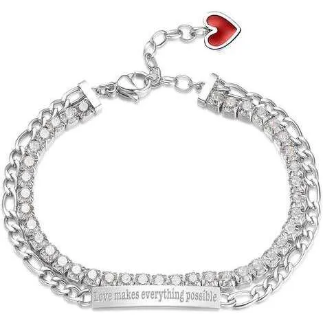 BROSWAY Bracciale tennis Brosway Desideri in acciaio316L
