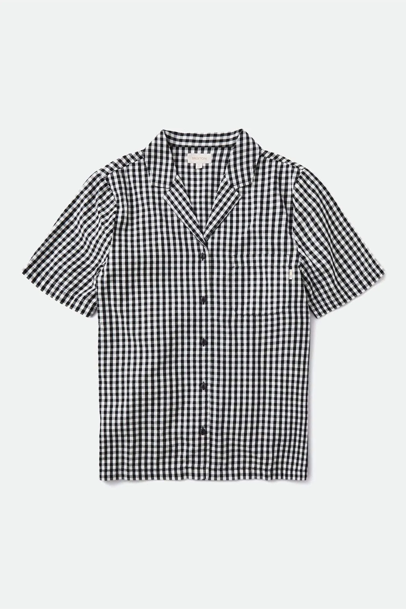 BUNKER GINGHAM BF S/S WVN - BLACK