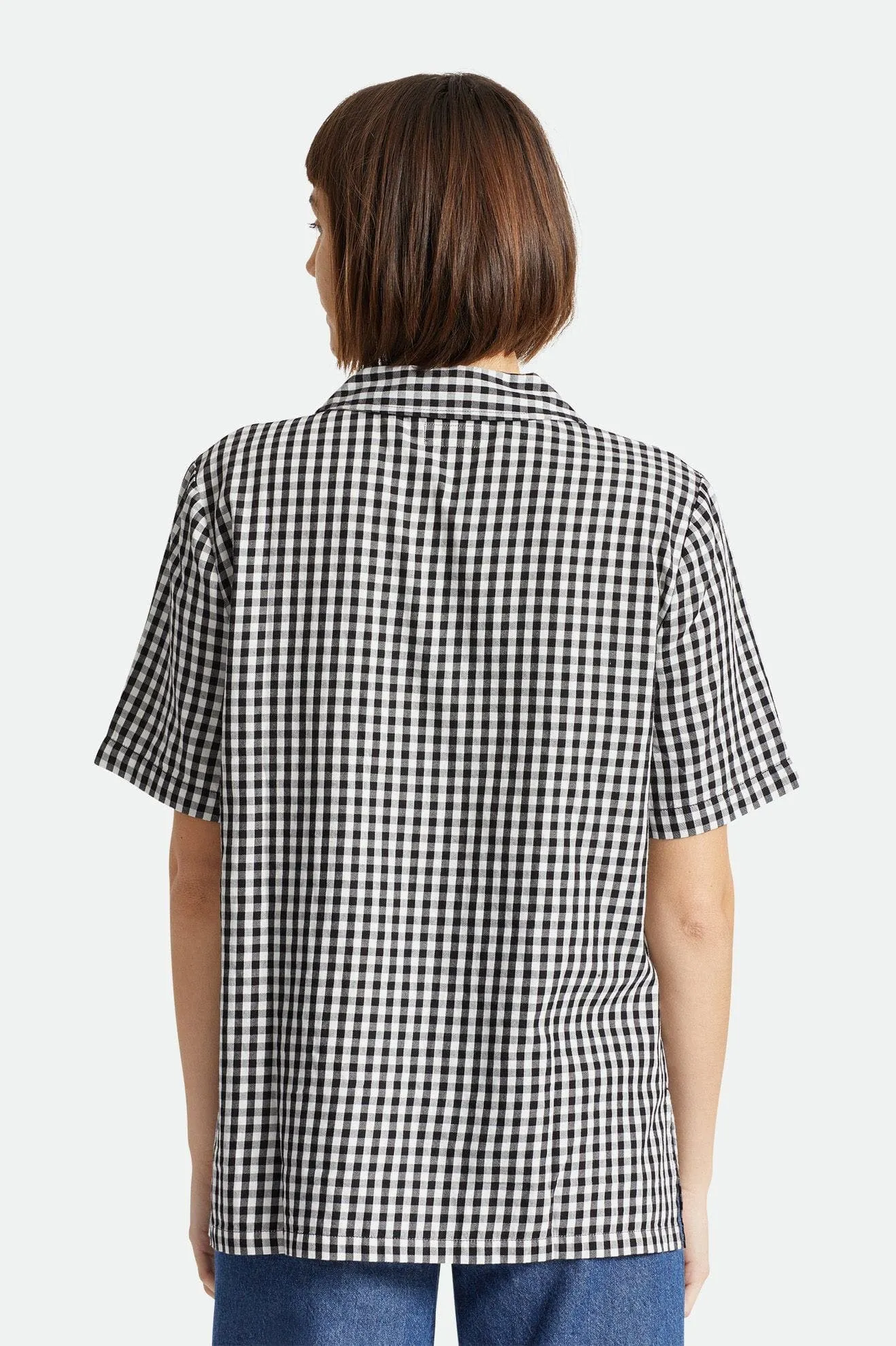 BUNKER GINGHAM BF S/S WVN - BLACK