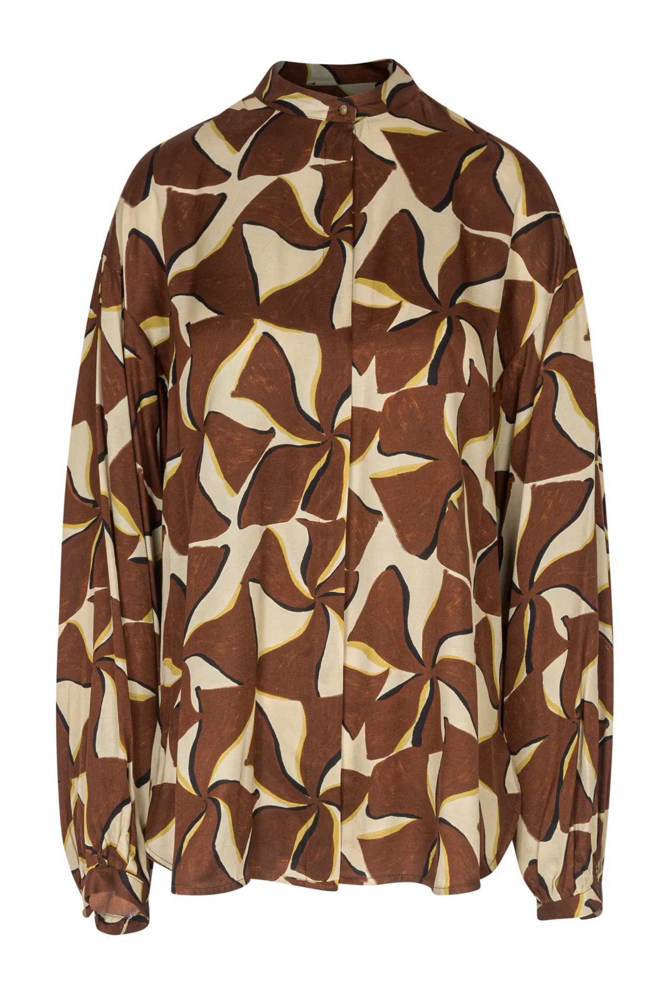 Camicia - 441587 - Bruciato/Ecru