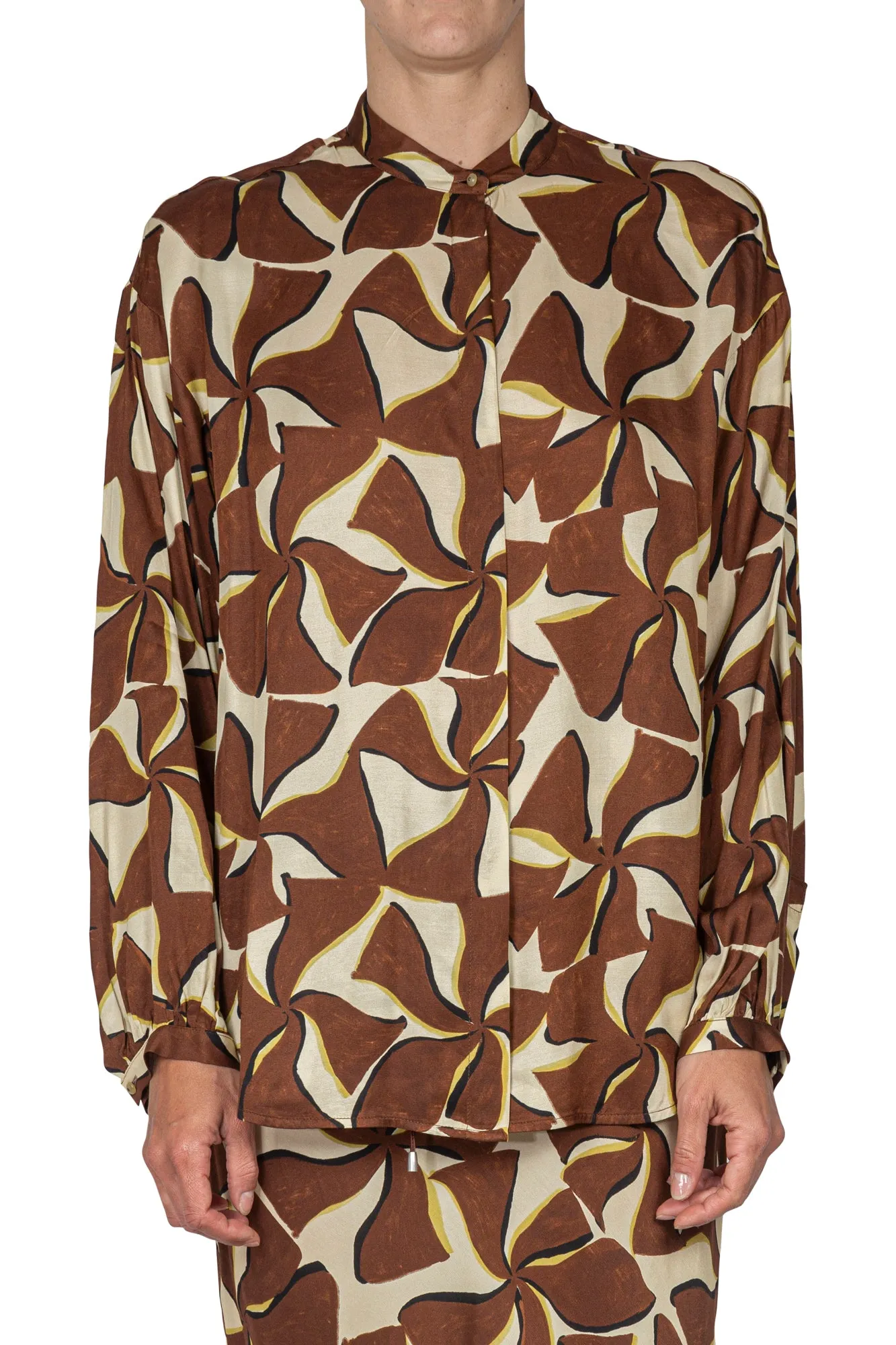 Camicia - 441587 - Bruciato/Ecru
