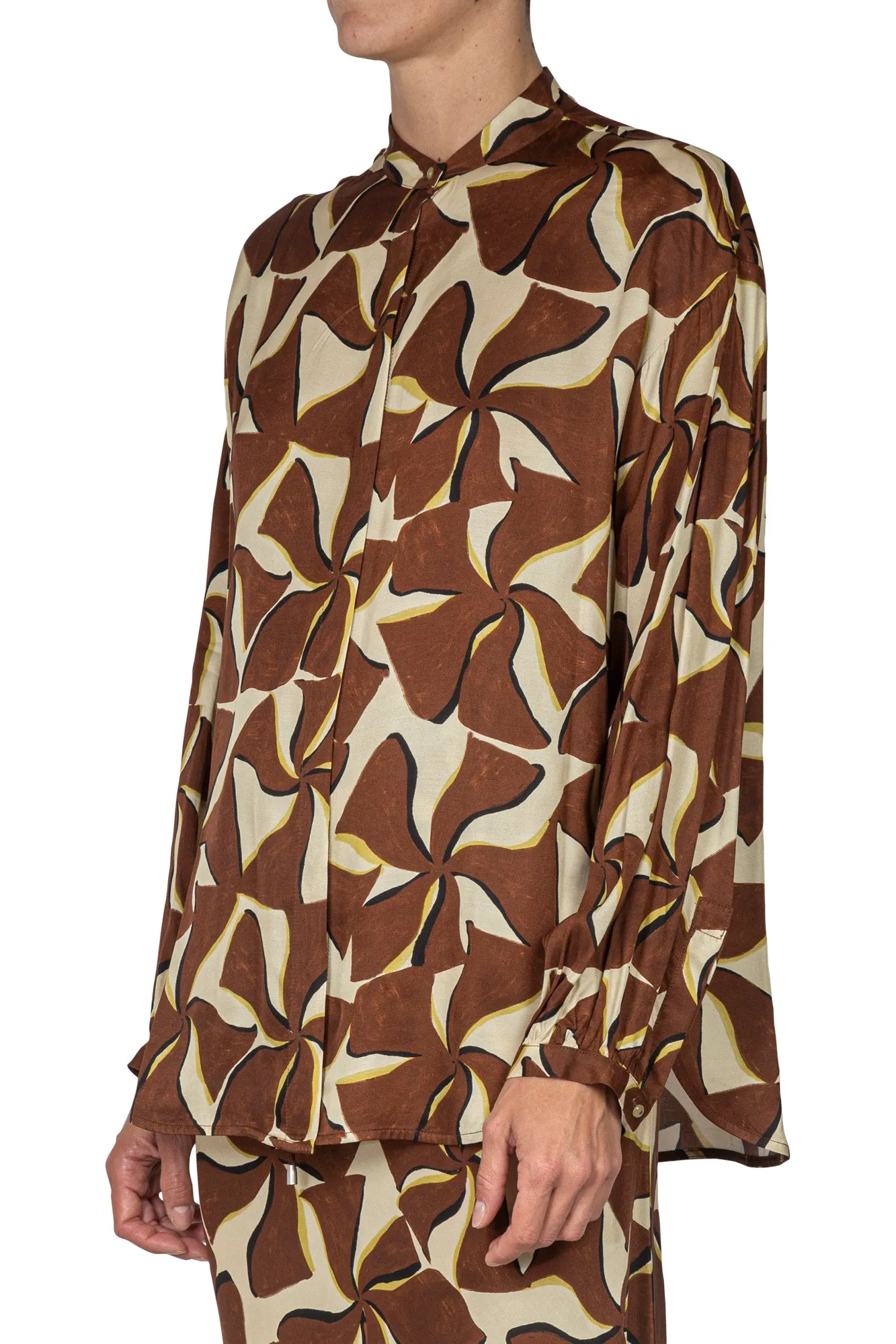 Camicia - 441587 - Bruciato/Ecru