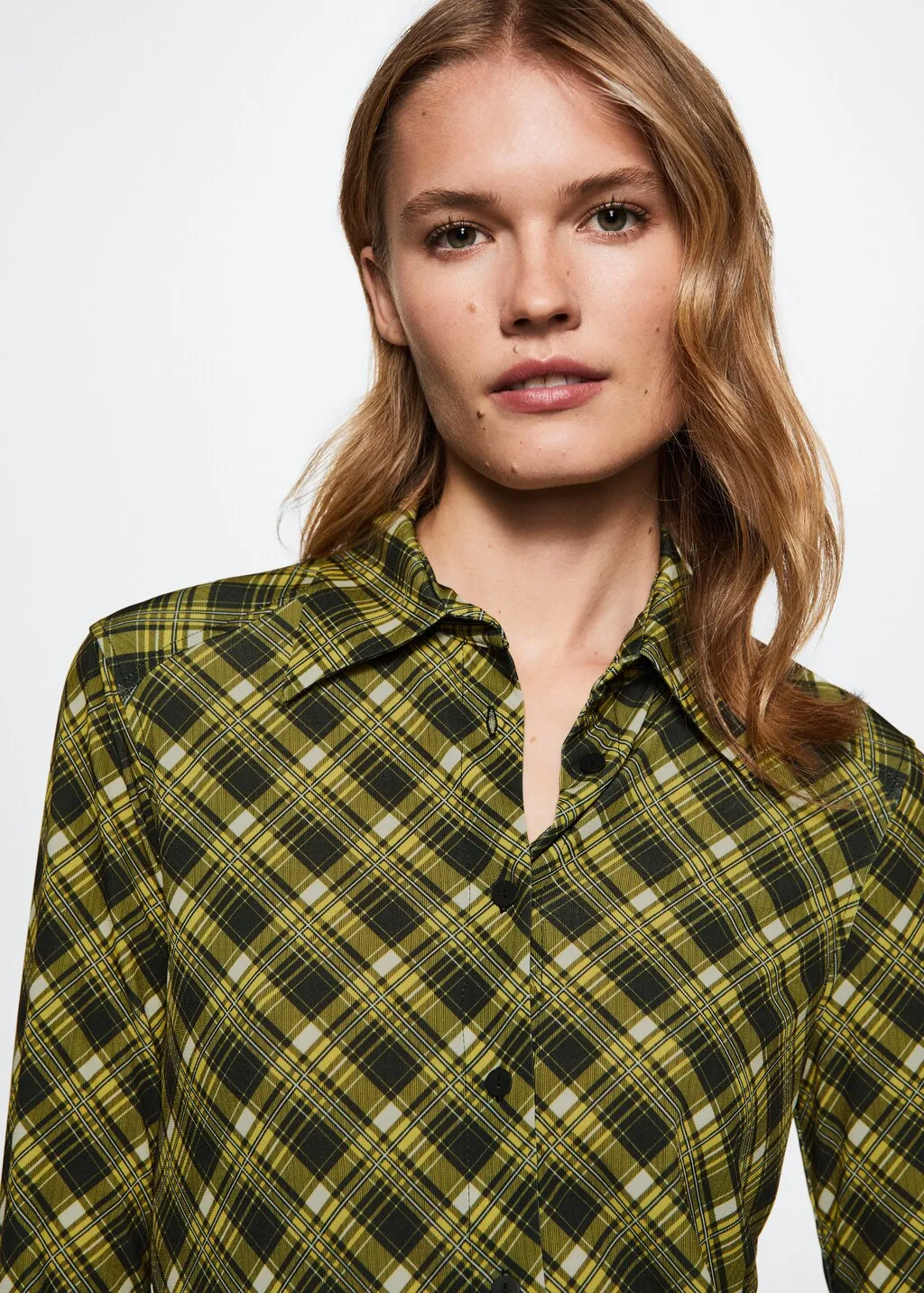 Camicia fluida quadri