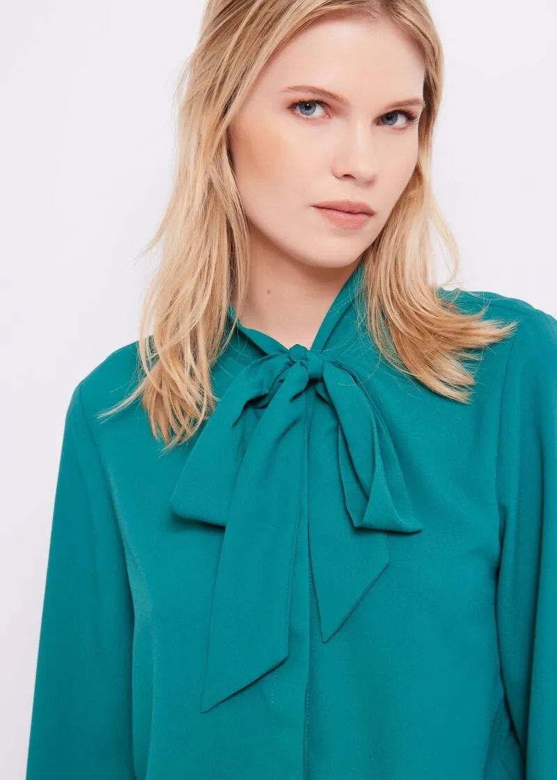 Camicia in crêpe de Chine