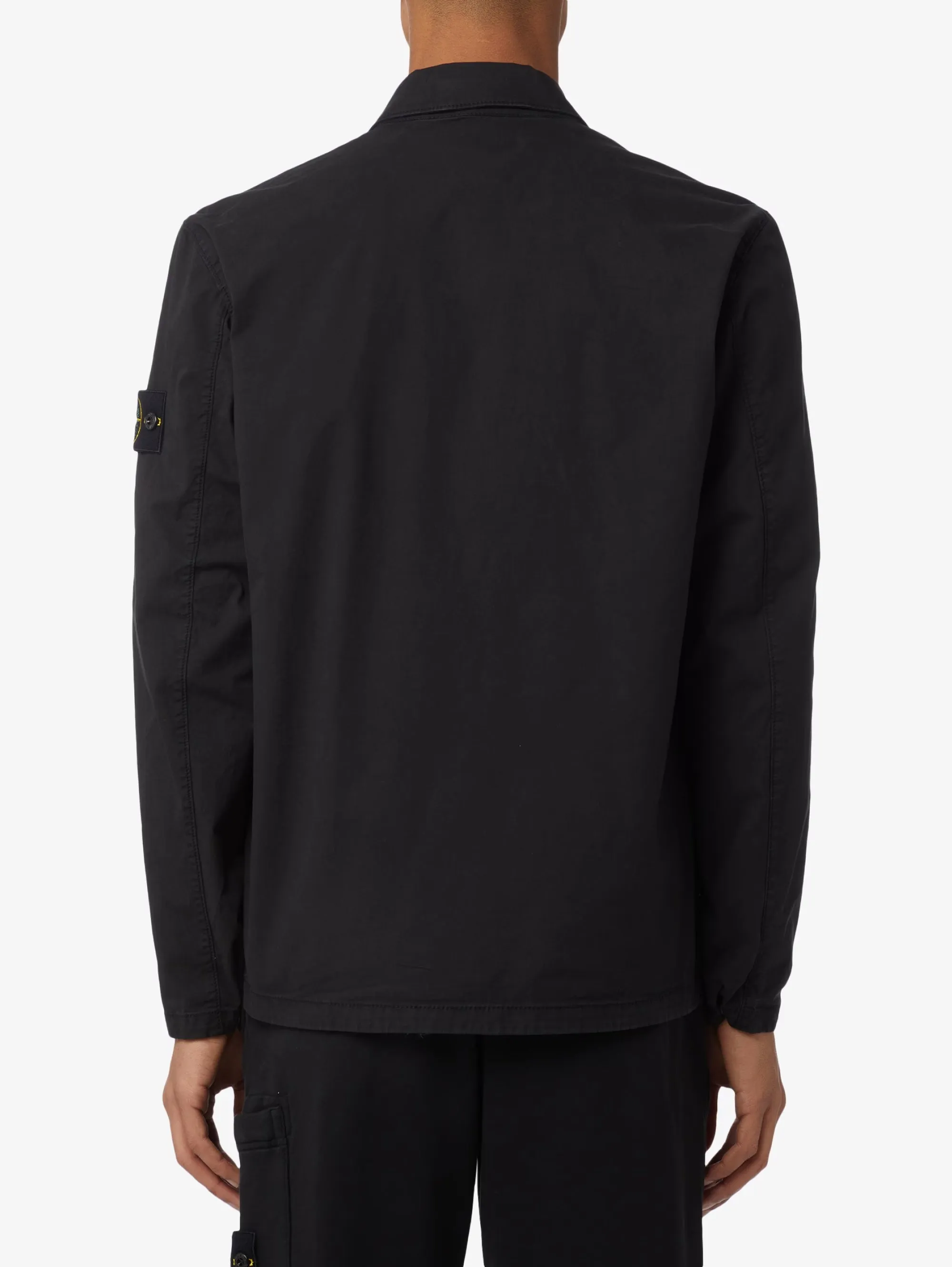 Camicia Over in Cotone Supima Nero