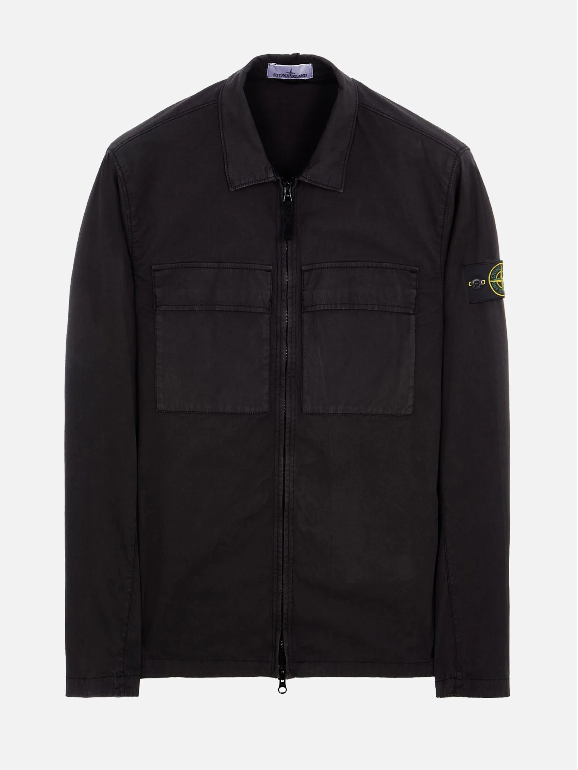 Camicia Over in Cotone Supima Nero