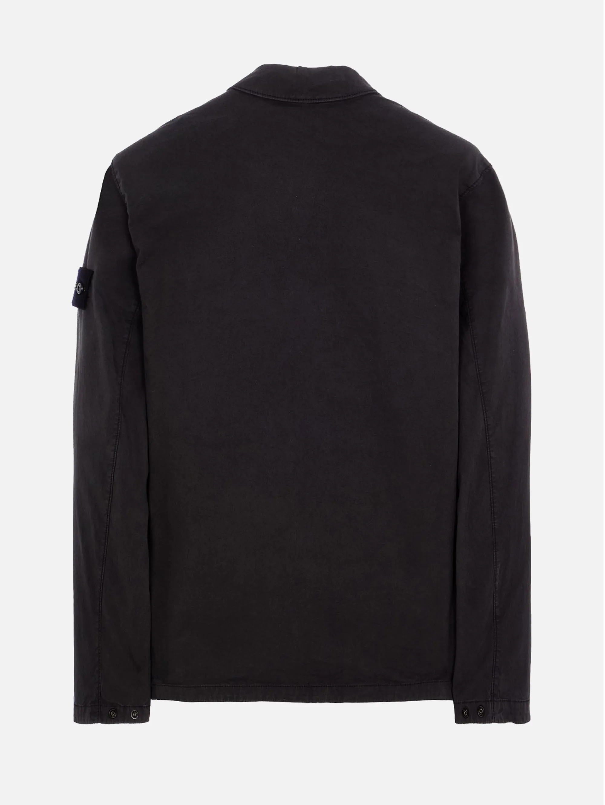 Camicia Over in Cotone Supima Nero