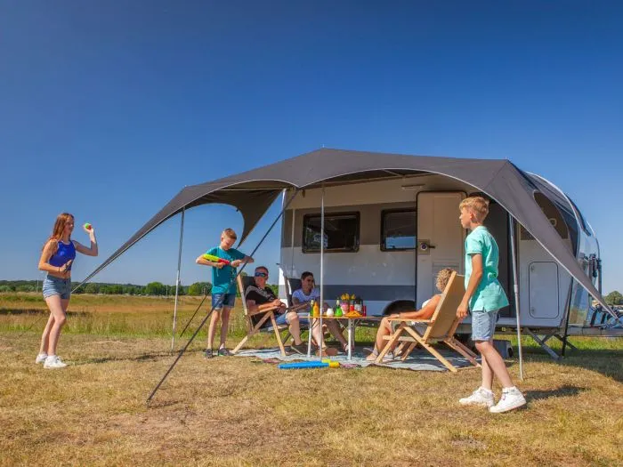 Campooz Trekking tendalino per caravan 375 cm - nero