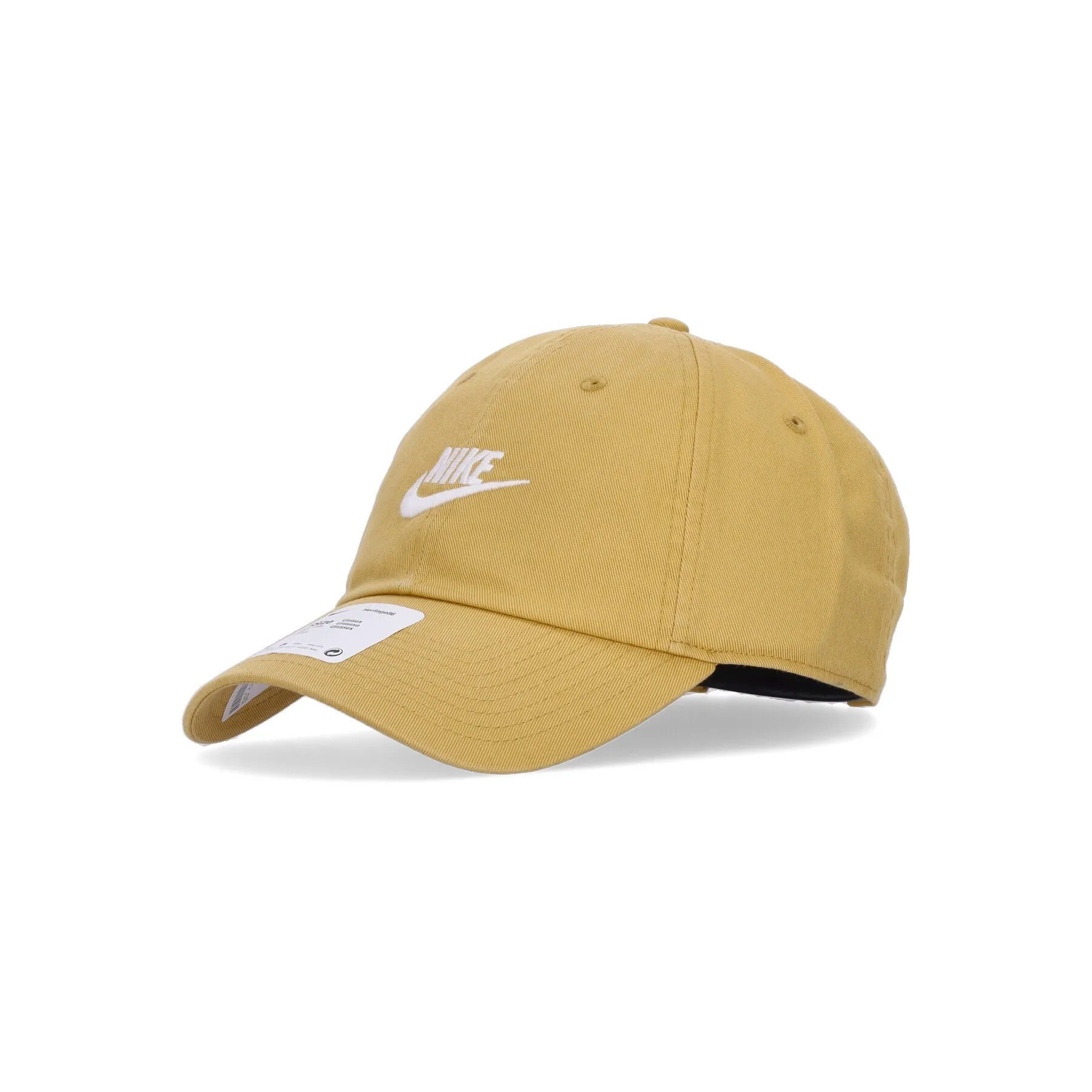 Cappellino Visiera Curva Uomo H86 Futura Washed Wheat Gold/white