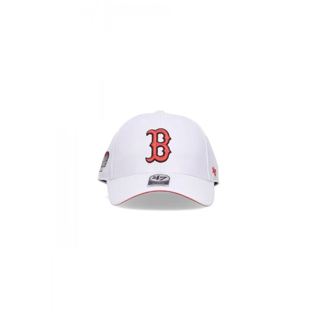 cappellino visiera curva uomo mlb sure shot mvp bosred WHITE