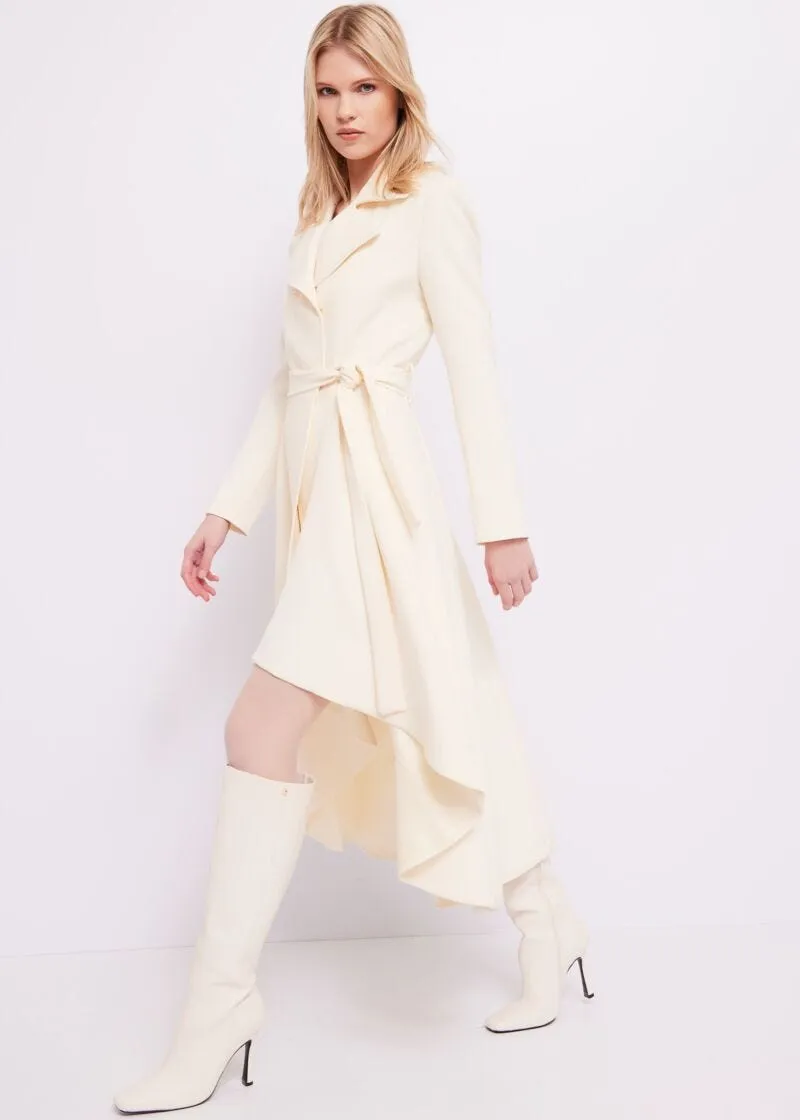 Cappotto con cintura