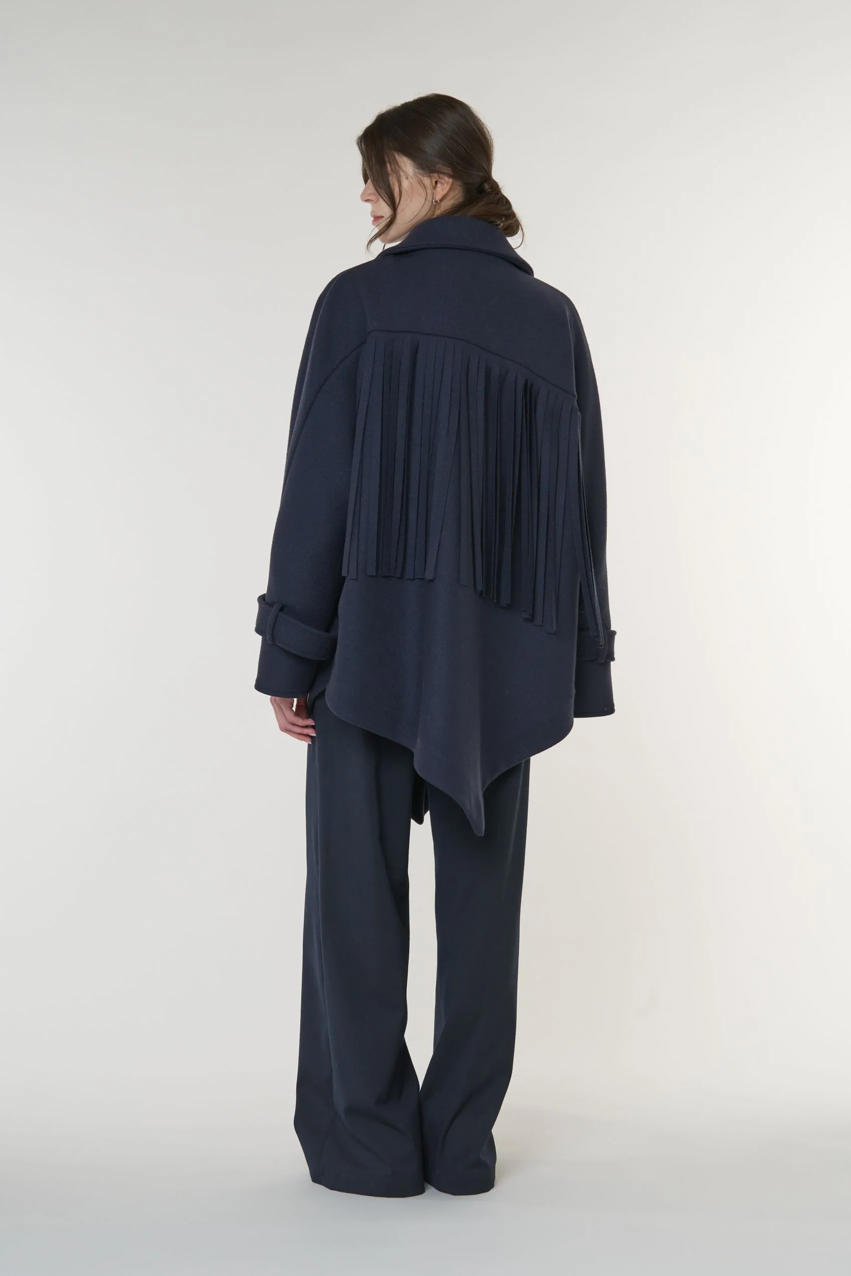 Cappotto doppiopetto in lana 