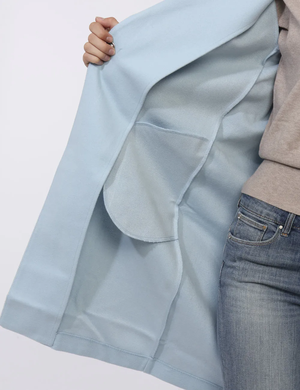 Cappotto Fracomina Azzurro