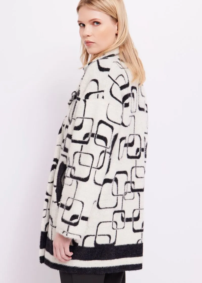 Cappotto jacquard